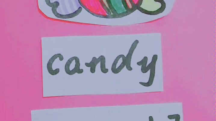 糖果英语怎么读单词图片