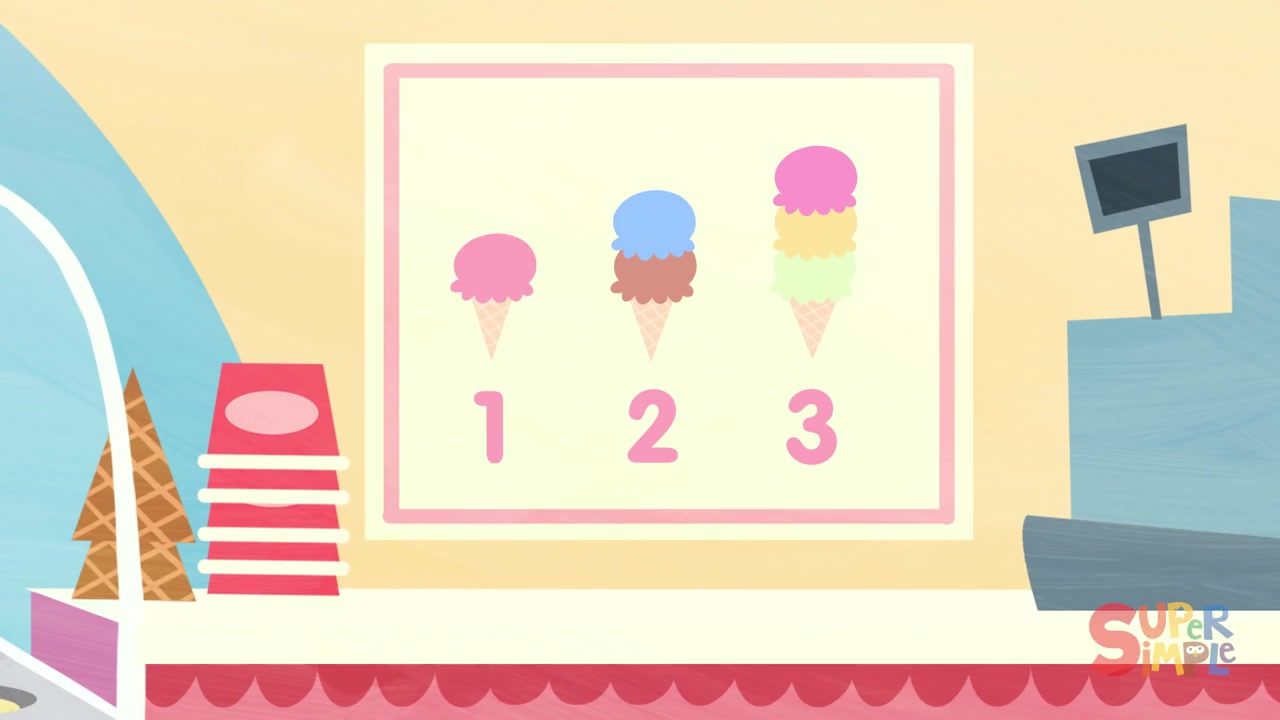 [图]【茉莉爱学习】アイスクリームのうた こどものうたメドレ「The Ice Cream Song More」 こどものうた _ Super Simple 日本語