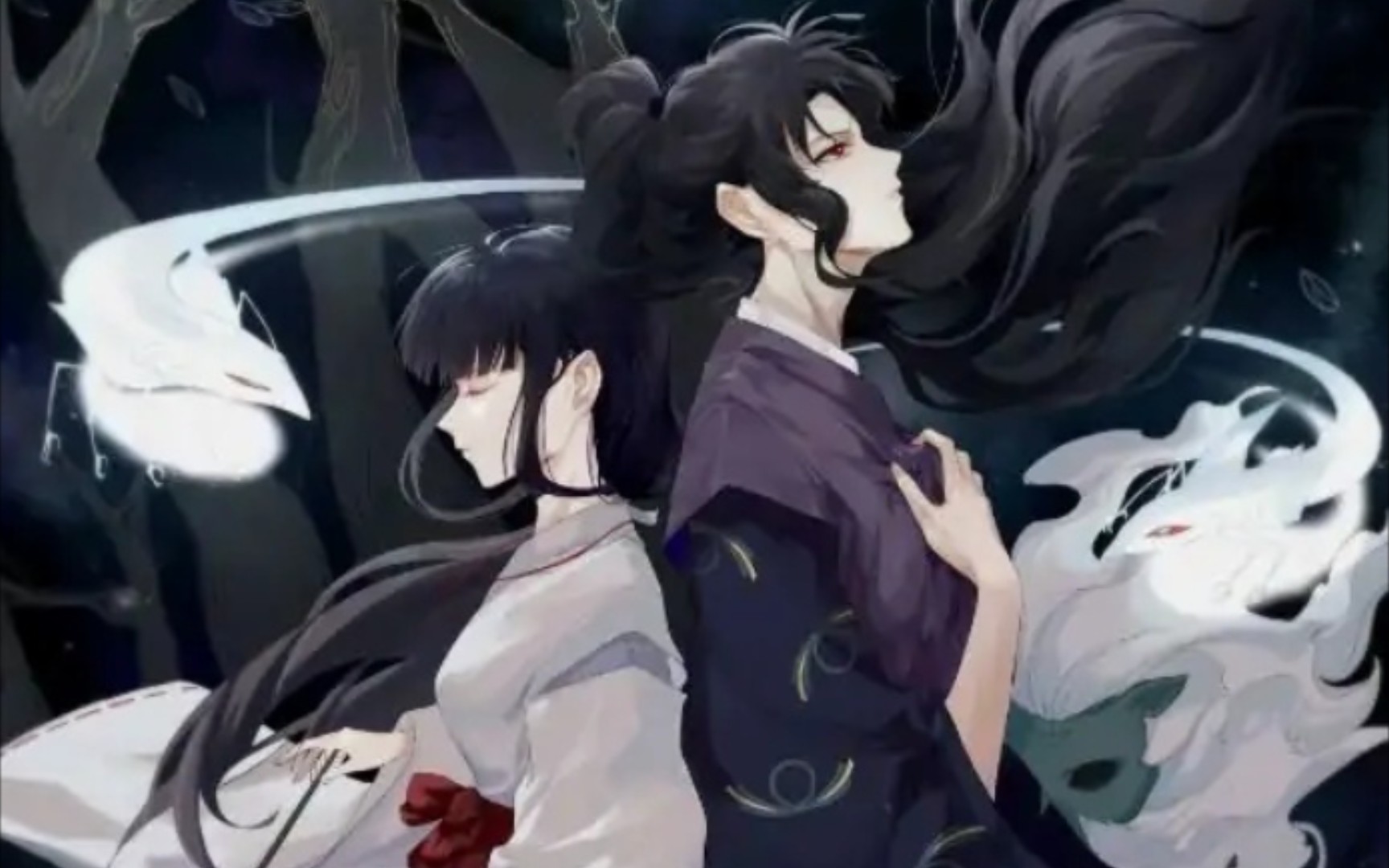 【犬夜叉】【奈落x桔梗】二次死亡_哔哩哔哩_bilibili