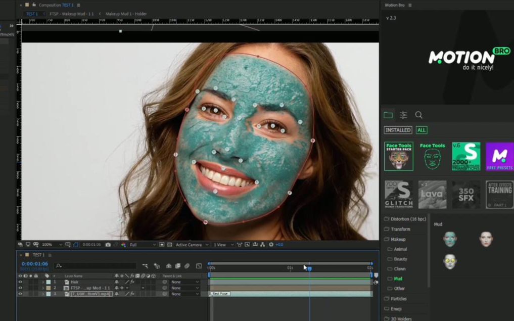 ae脸部特效跟踪拓展脚本使用教程