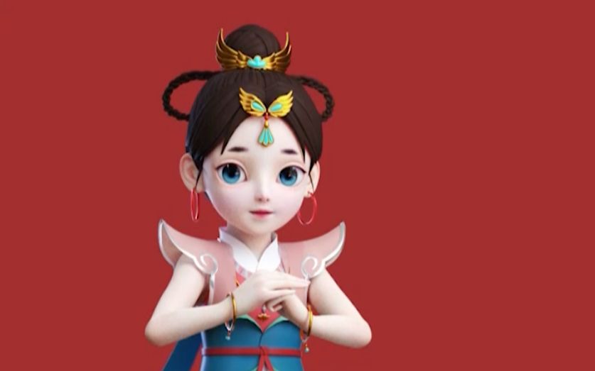 敦煌仙子伽瑶和乐乐给大家拜年啦!_哔哩哔哩_bilibili