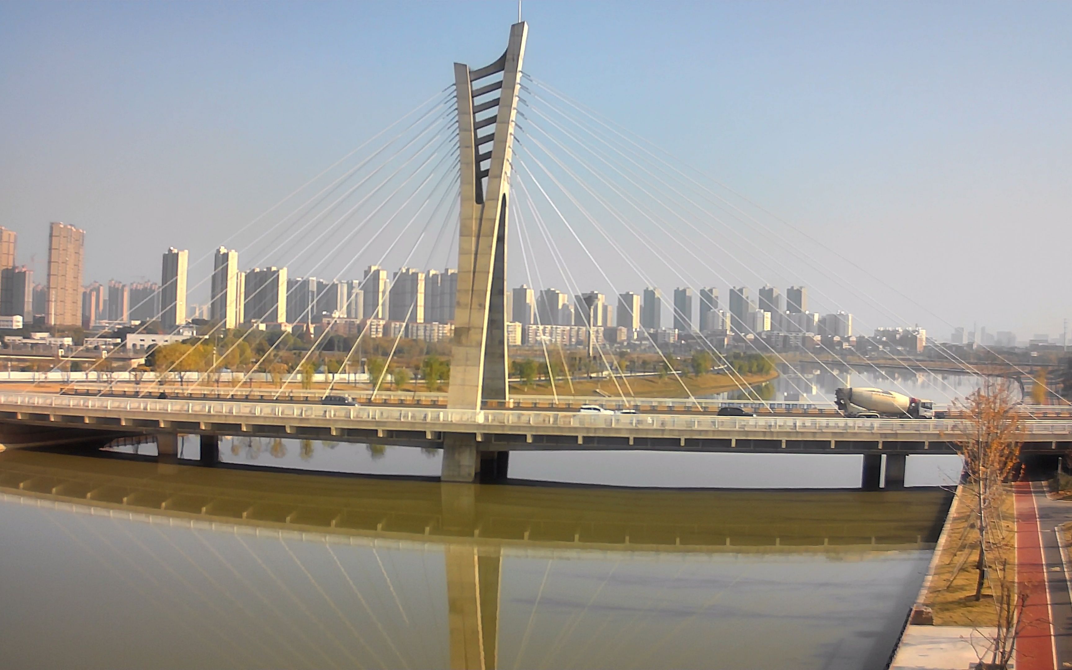 孝感老澴河上的桥