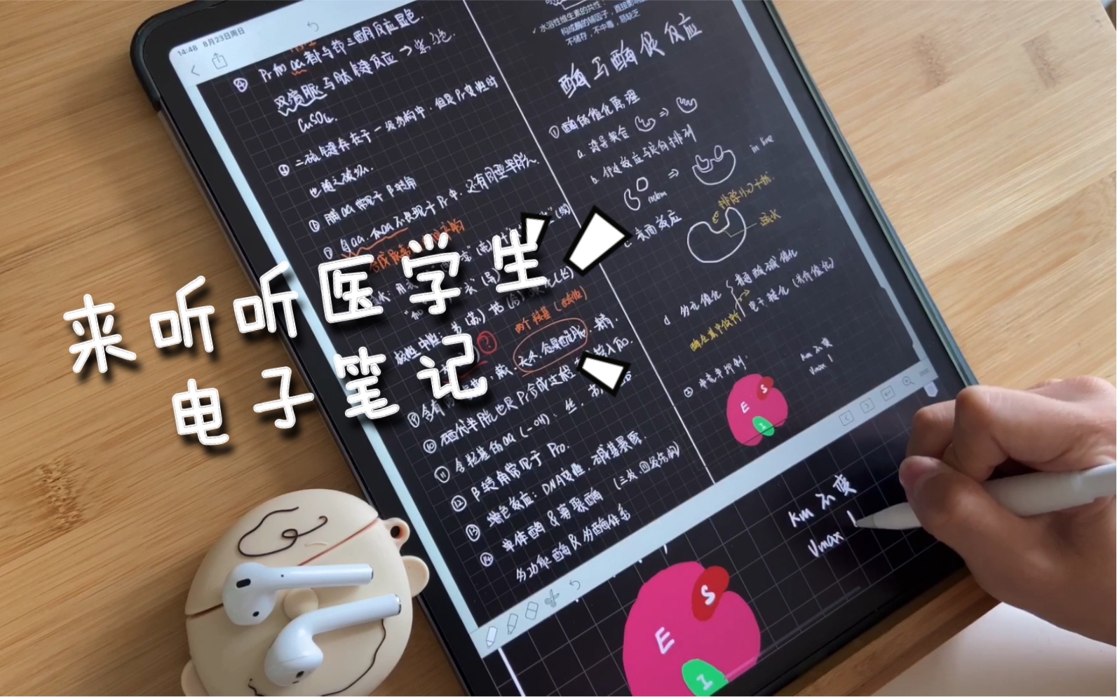 活动作品声控医学生电子笔记手写ipad类纸膜写字声