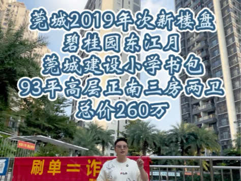 莞城2019年次新楼盘碧桂园东江月哔哩哔哩bilibili