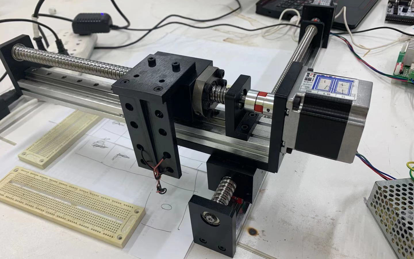 [图]【蚂科项目】30号 基于STM32F4的插补两轴步进电机运动自主协议的立体停车仓库控制板