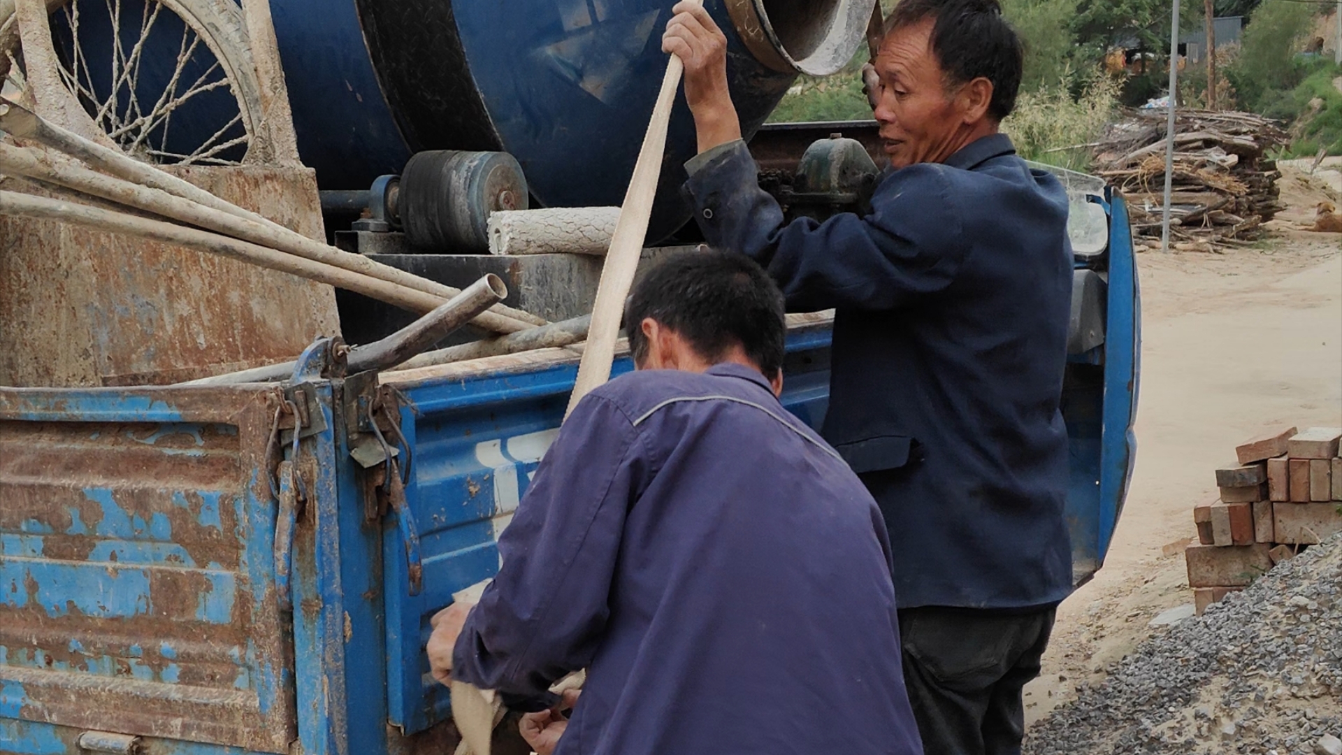 农村生活日记之工地日常:今天收拾好那边的工地,明天去另一个工地干活