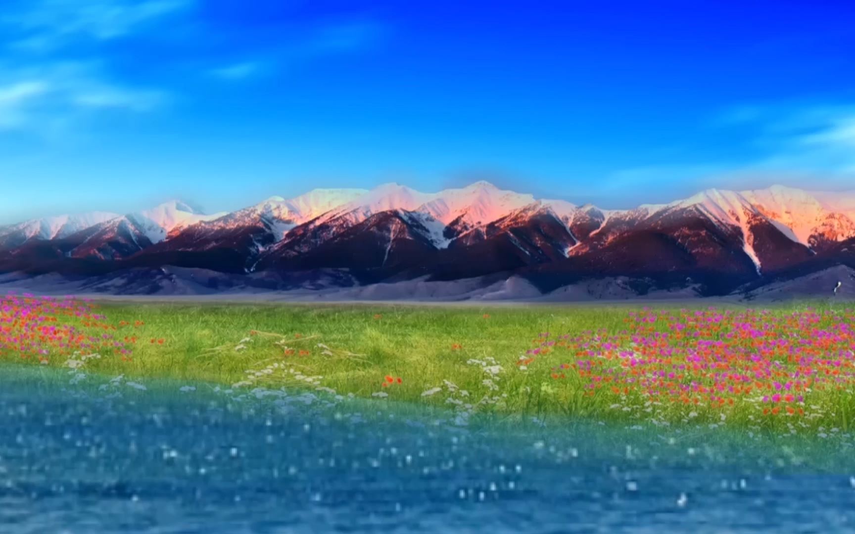 282洗衣歌led高清大屏幕演艺舞台背景视频