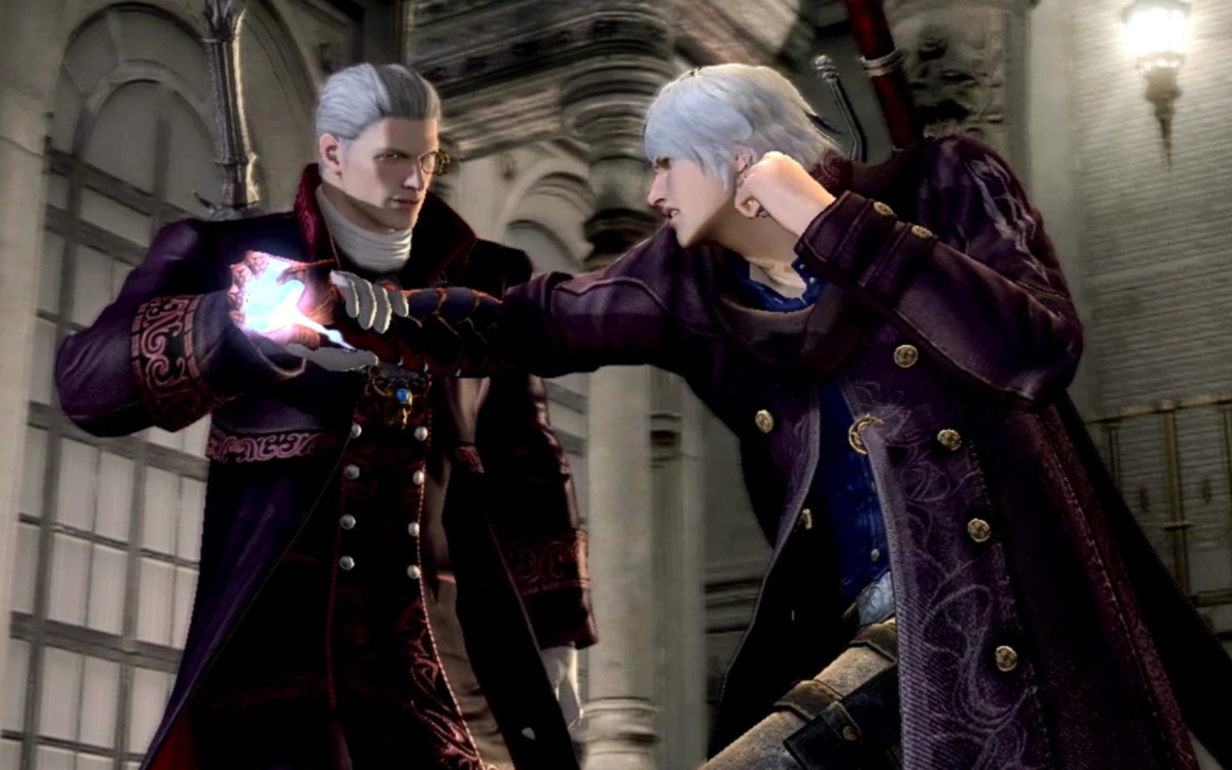 【2022鬼泣4】尼禄vs但丁片段-斯巴达服装.