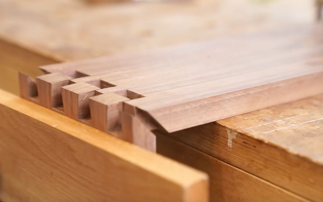 [精细木工·榫卯]燕尾榫进阶,制作一个斜接燕尾榫|初学者指南--barry