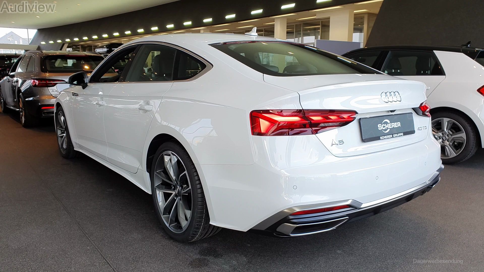 奥迪展厅2020奥迪a5sportbacksline40tdistronic