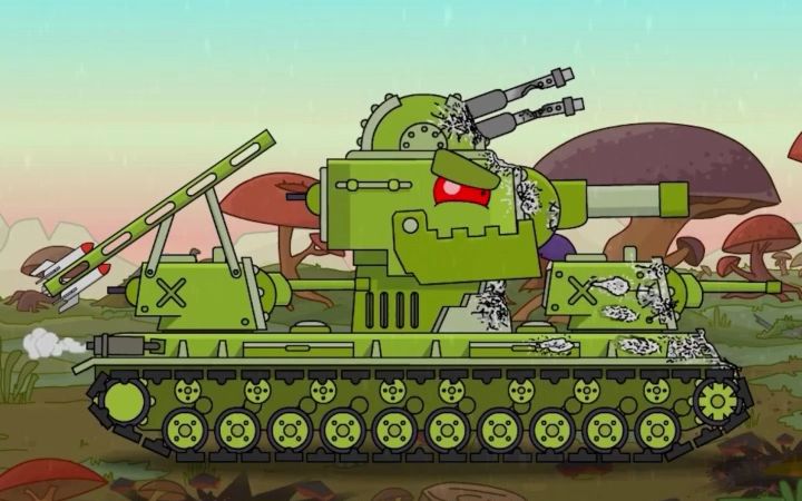 坦克动画,失落的历史,各个时期的kv6大战利维坦
