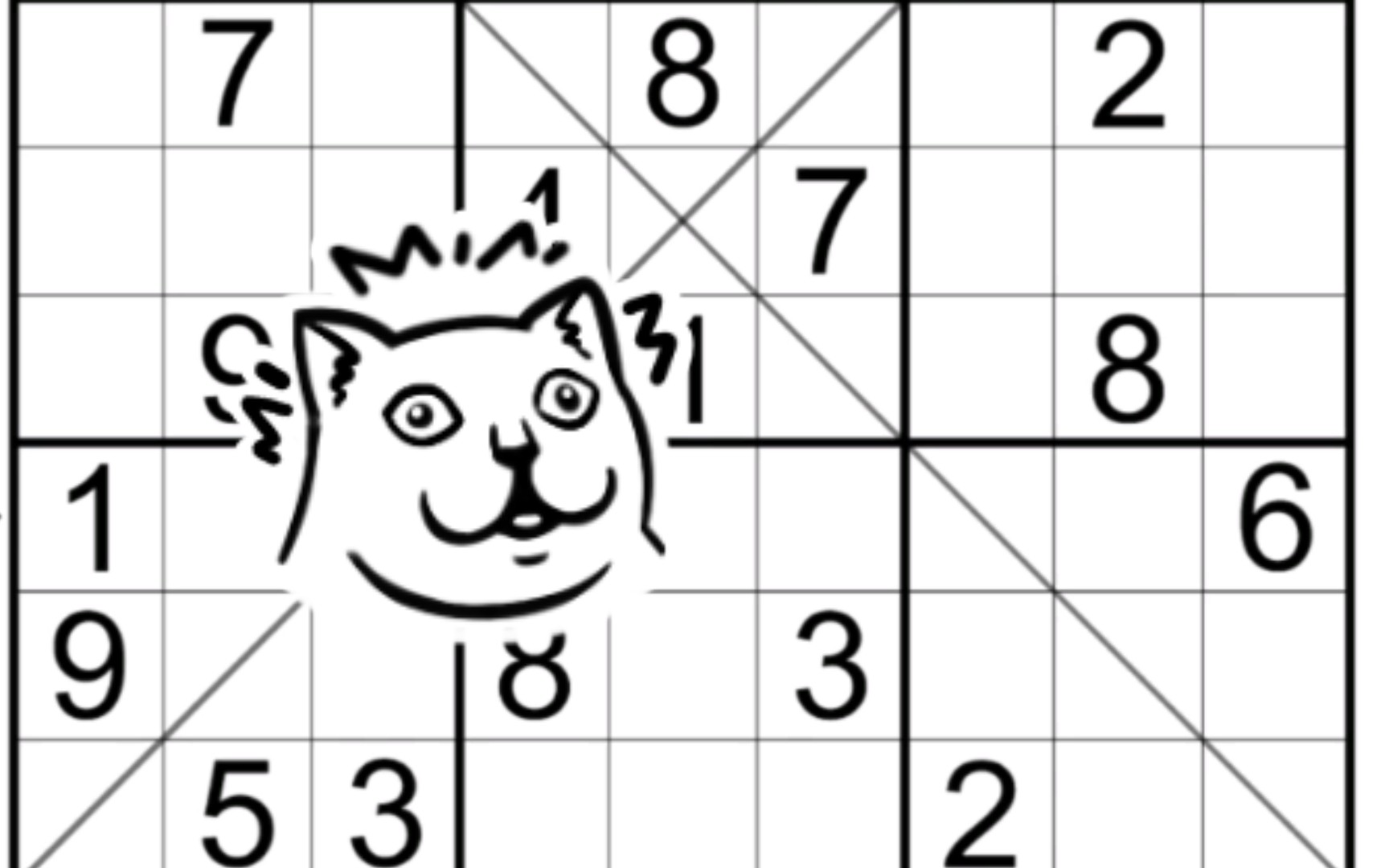 九宫对角线数独yep