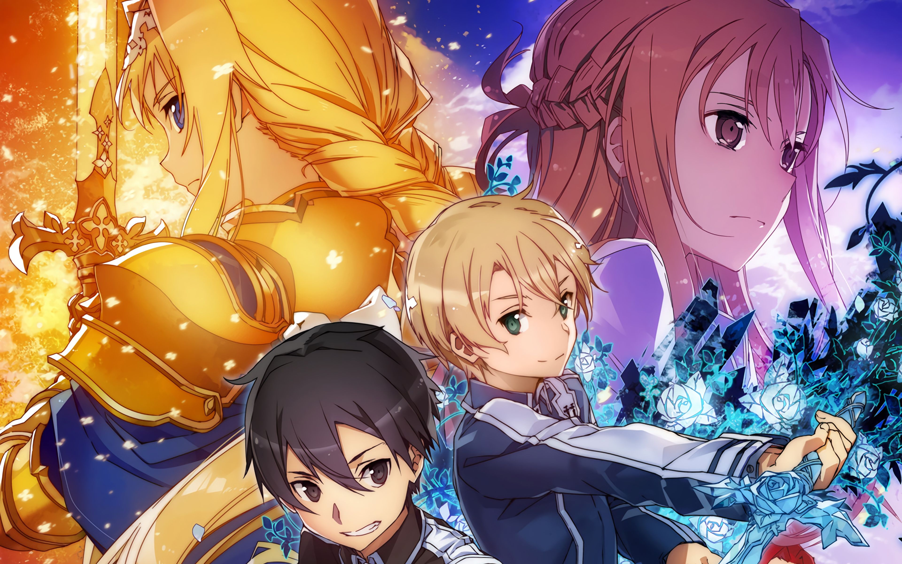 刀剑神域alicizationed蓝井エイルアイリス中日字幕