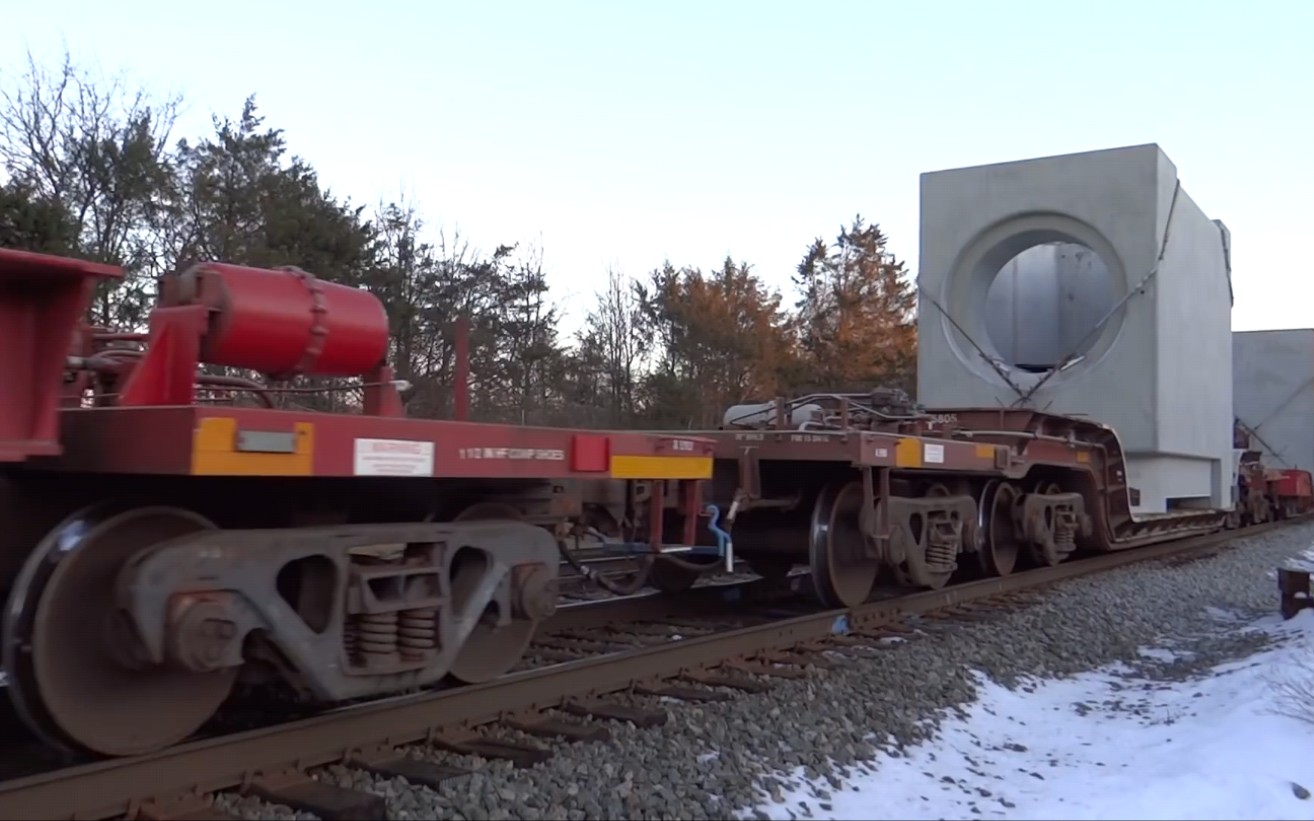 运输核废料桶的凹底平车_哔哩哔哩 (゜-゜)つロ 干杯~-bilibili