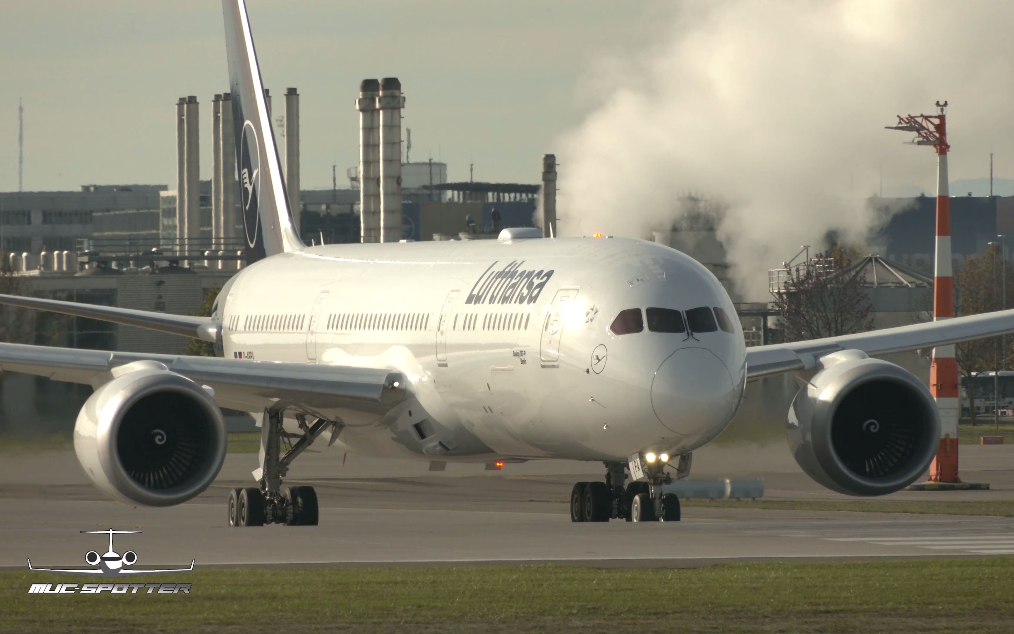 汉莎787-9 d-abpa|慕尼黑机场|4k