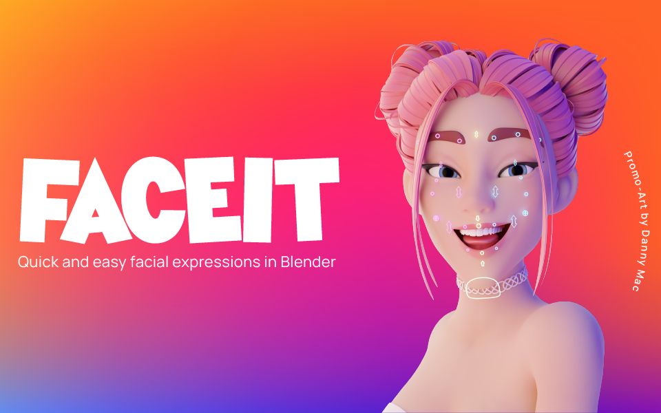 iBlender中文版插件 Faceit 最新中文汉化版安装使用入门教程 最强面部表情捕获面捕实时联动表情虚拟主播 ARKit Blender插件哔哩哔哩bilibili