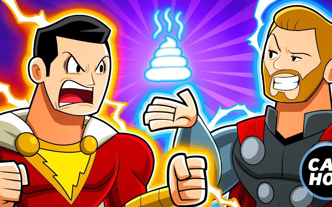 dcmarvel中字雷霆沙赞vs雷神托尔