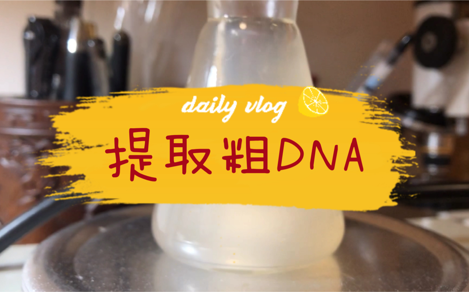 【科普】提取香蕉的dna