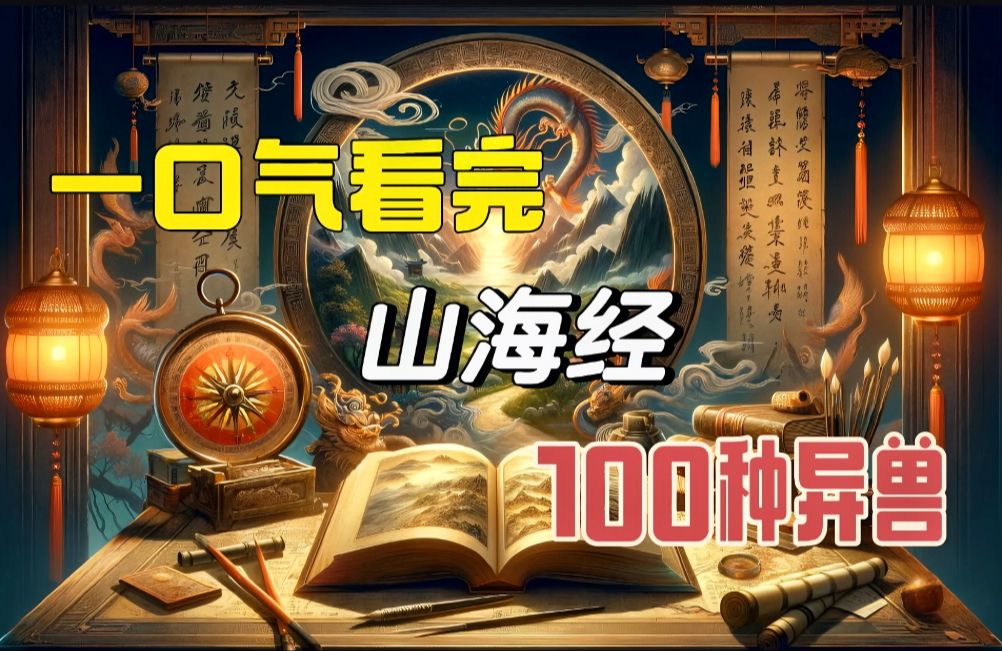 一口气看完山海经中100种异兽(上篇)哔哩哔哩bilibili