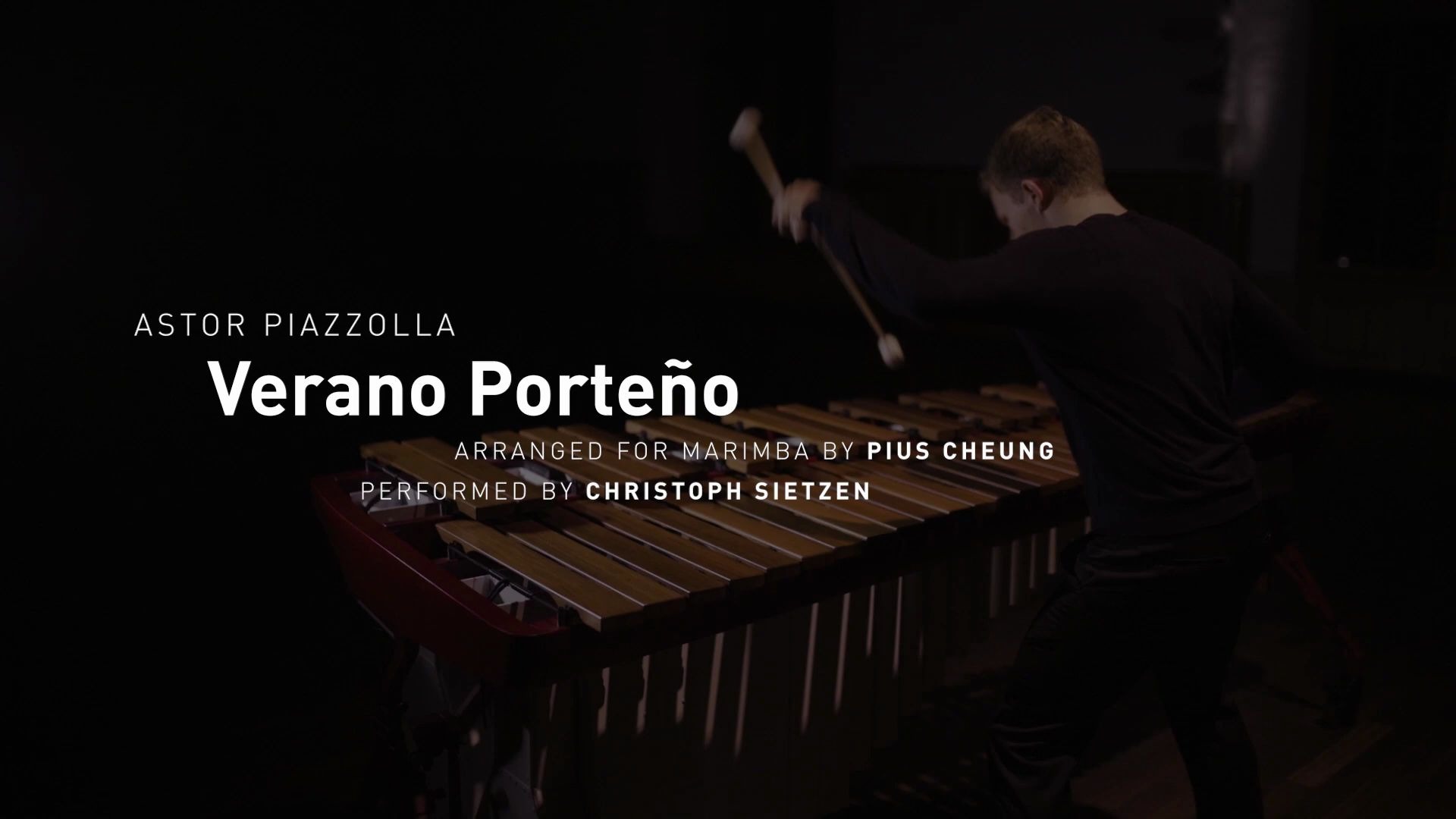 [图]马林巴演奏Verano Porteño by A. Piazzolla (arr. by Pius Cheung), performed by Christo