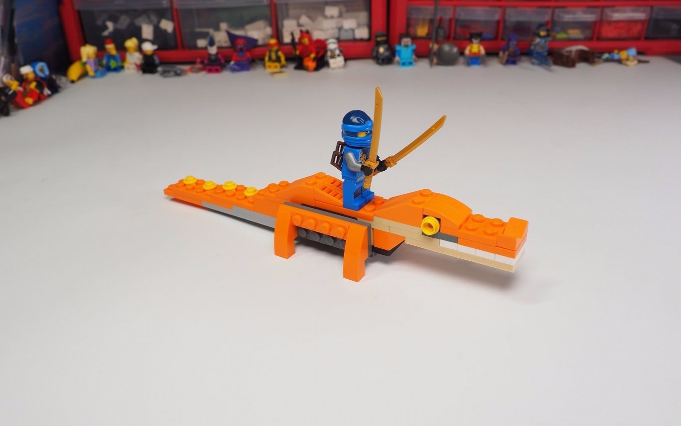 乐高搭建乐高百变创意系列31017m模式呆萌小鳄鱼