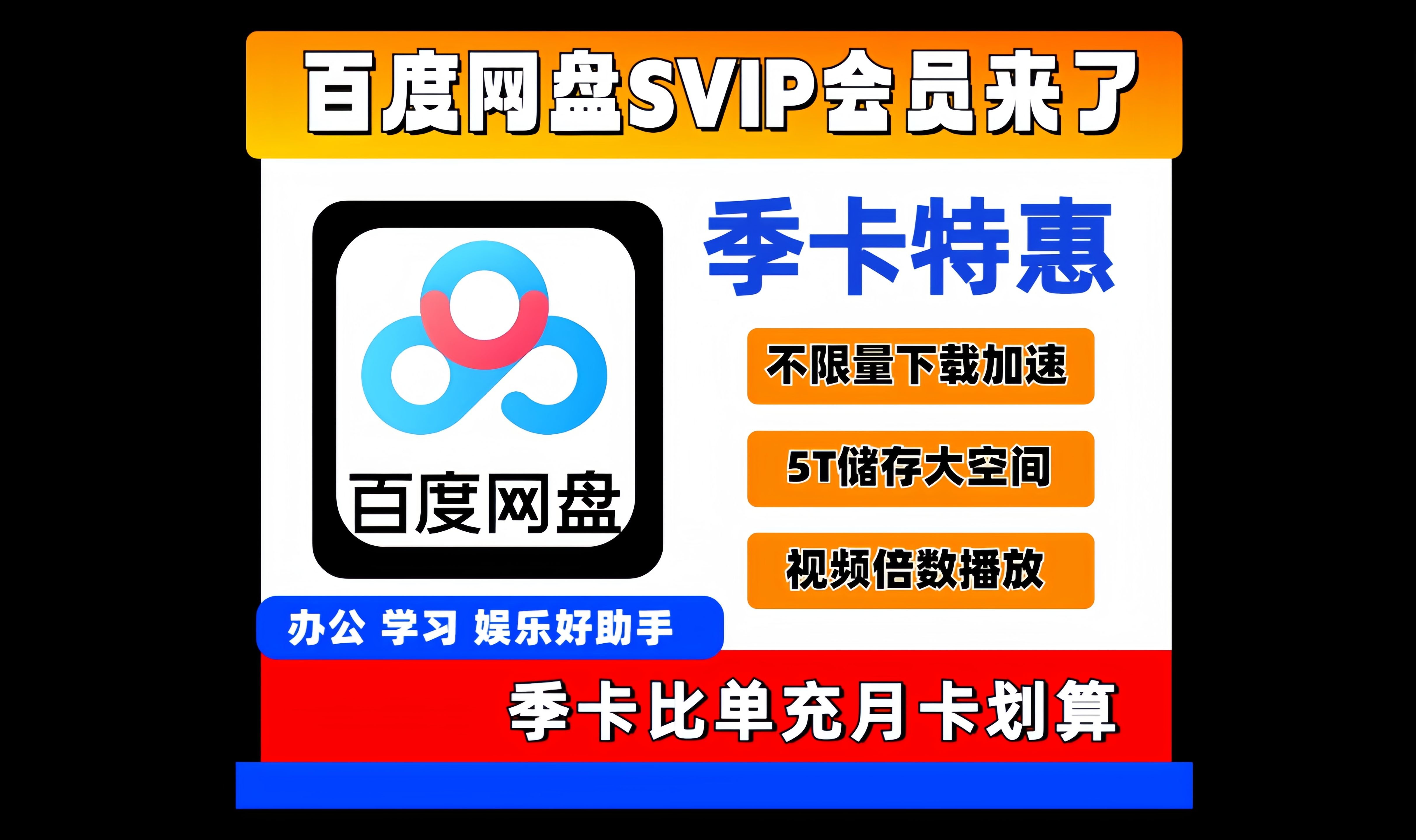 大福利!百度网盘 SVIP 会员季卡福利来袭!哔哩哔哩bilibili