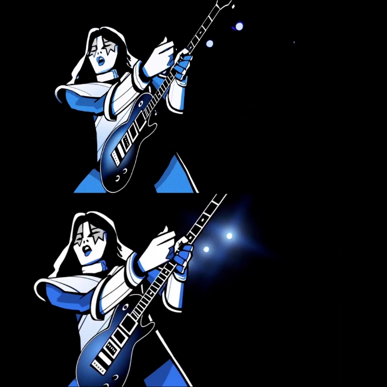 搬运robertvally关于kiss乐队的动画