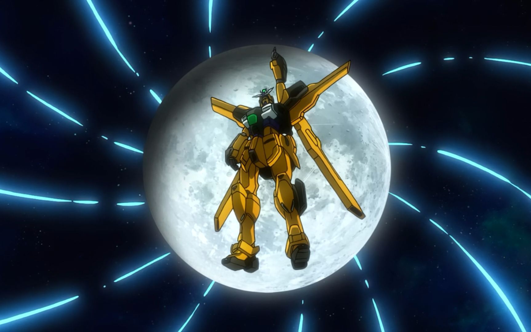 赤色彗星与高达的死斗!双方打的支零破碎!