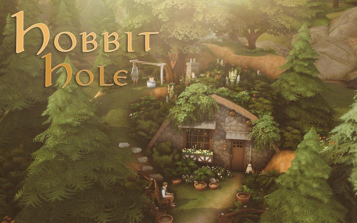 【葡萄吃月饼|搬运】模拟人生4非逐帧速建 0627群文档链接 Hobbit hole by plantsimgirl单机游戏热门视频