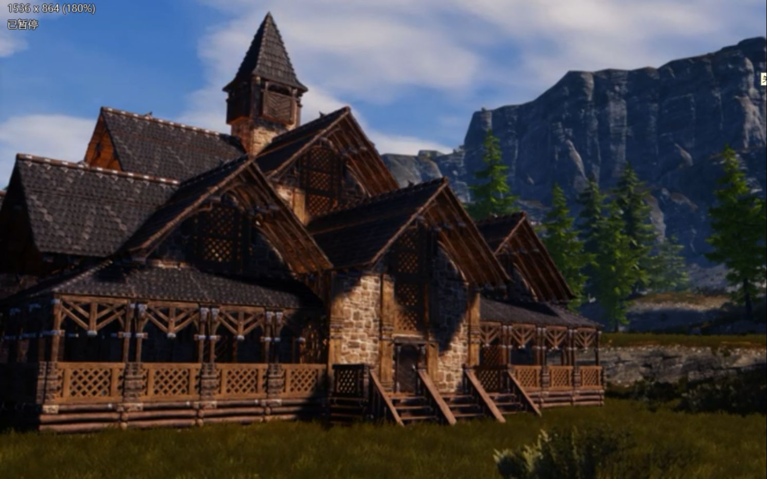 conan exiles 流放者柯南 建筑-内梅迪亚,中世纪贵族城堡