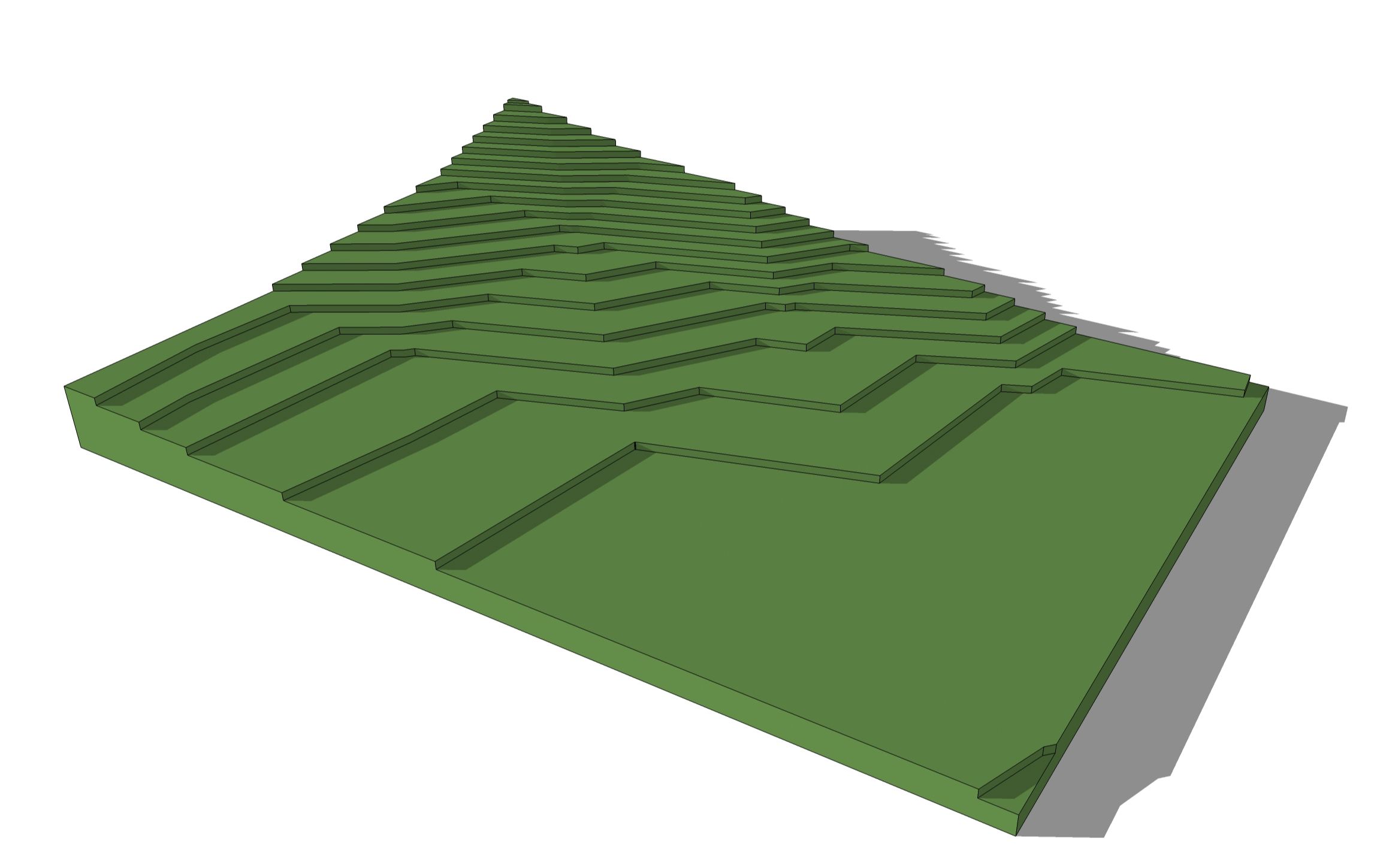 [南望设计]su教程 | 等高线切片地形创建