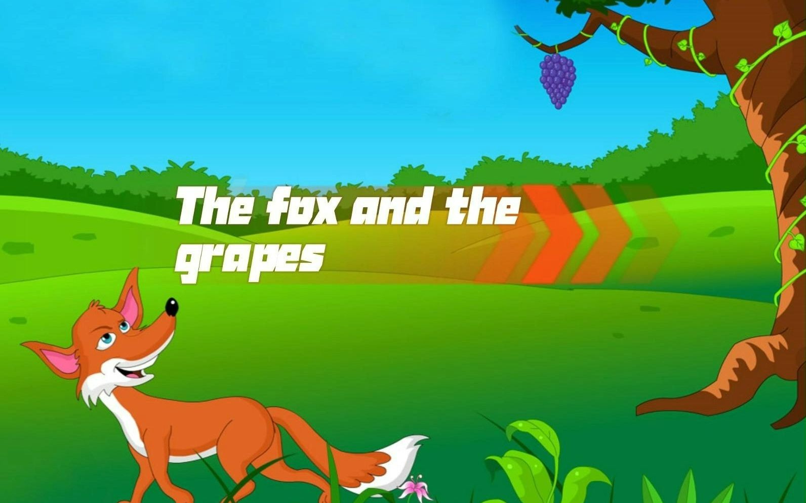 [图]The fox and the grapes 全英文精简版- 狐狸与葡萄