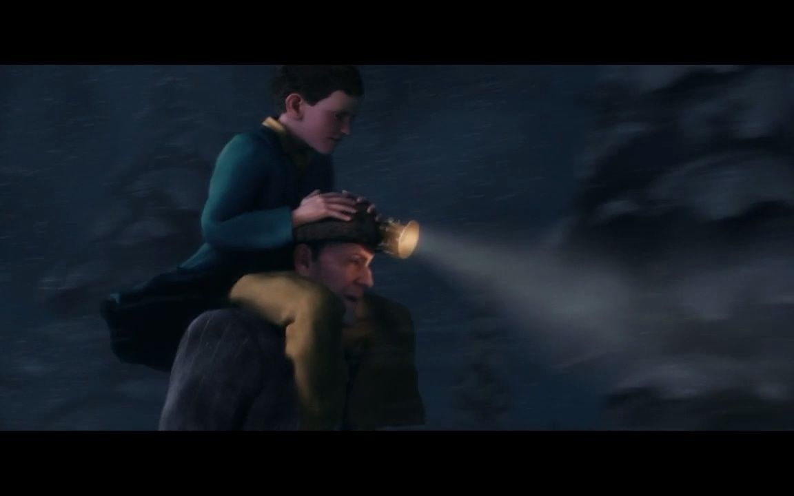 [图]2004.极地特快.The Polar Express.车顶滑雪镜头（Robert Zemeckis）