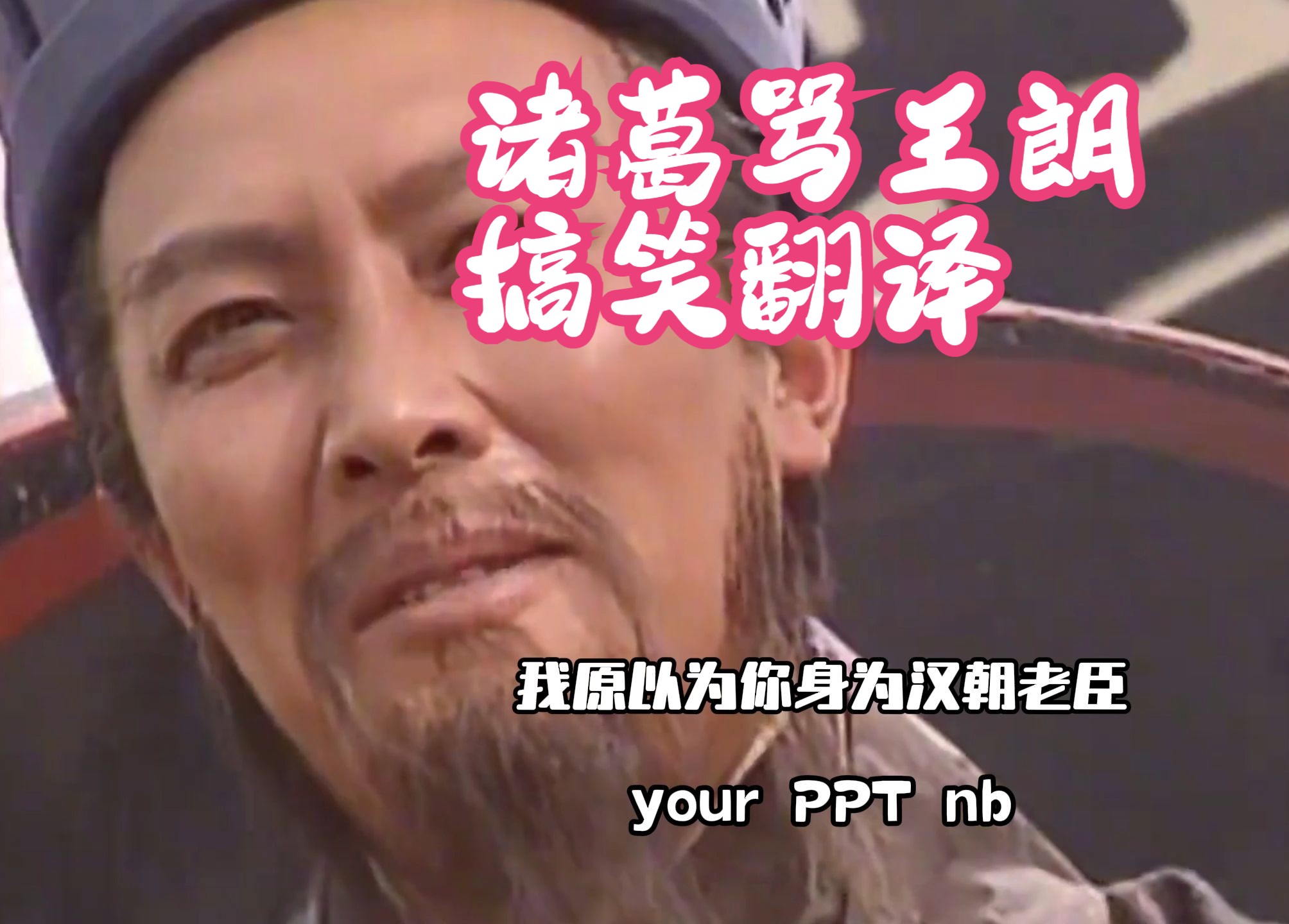 诸葛骂王朗搞笑sjb翻译