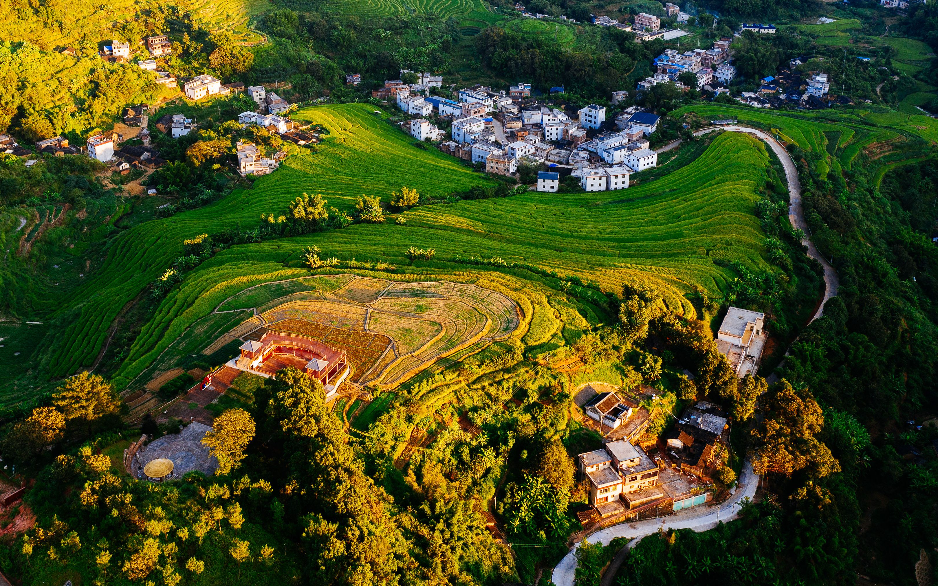 梅州坪山梯田4k-021201_哔哩哔哩 (゜-゜)つロ 干杯~-bilibili