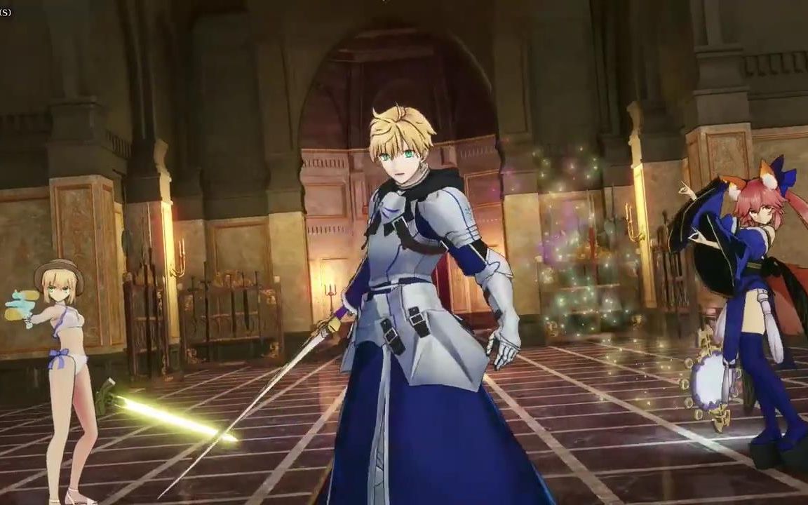 《fate/grand order arcade》7.8游玩!旧剑亚瑟开局!