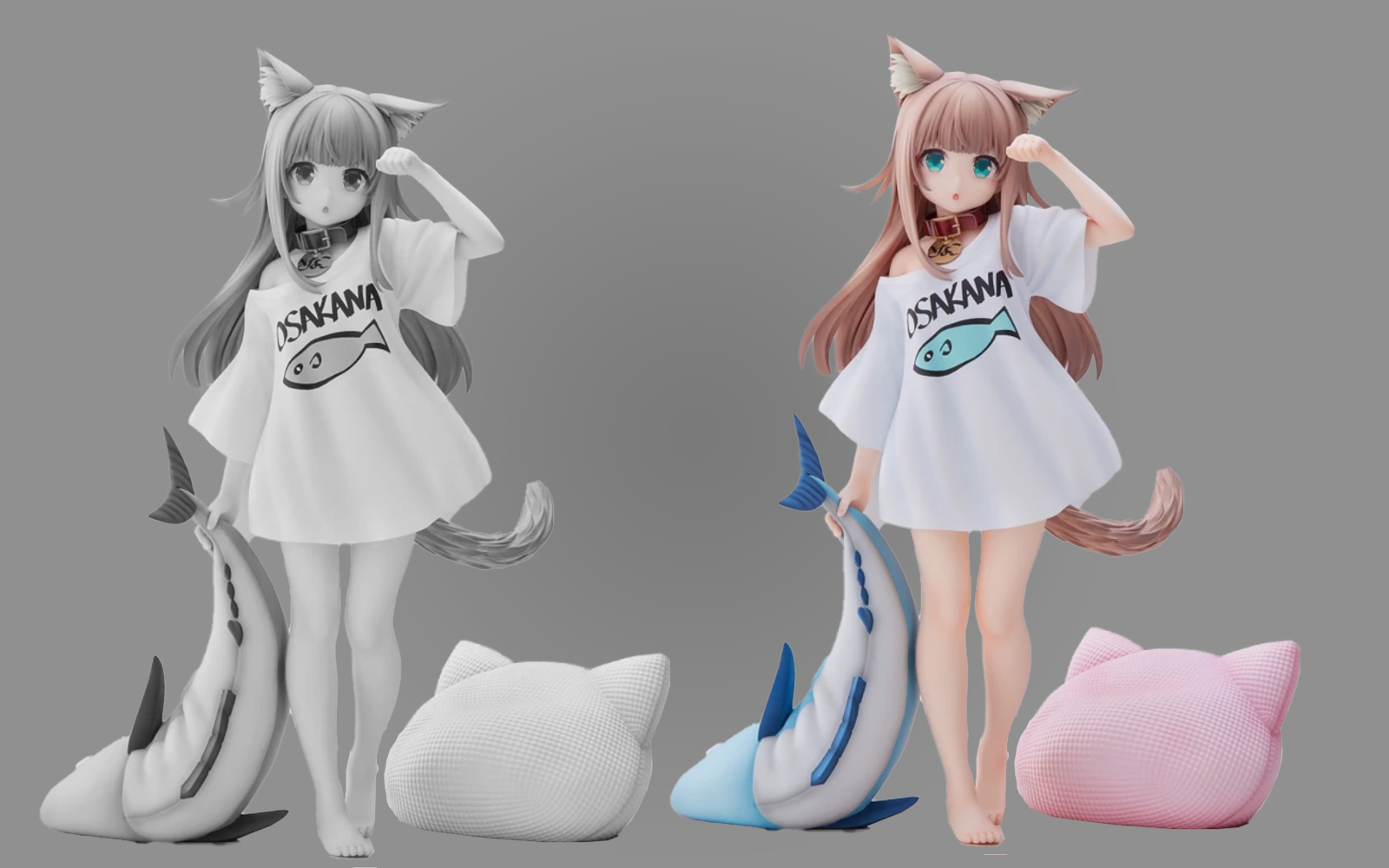 【zbrush雕刻】猫女手办全流程制作,新手雕刻练习案例教学