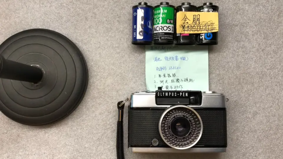 Olympus/奥林巴斯pen ee3 日本135胶片胶卷金属半格照相机拆机维修清理 