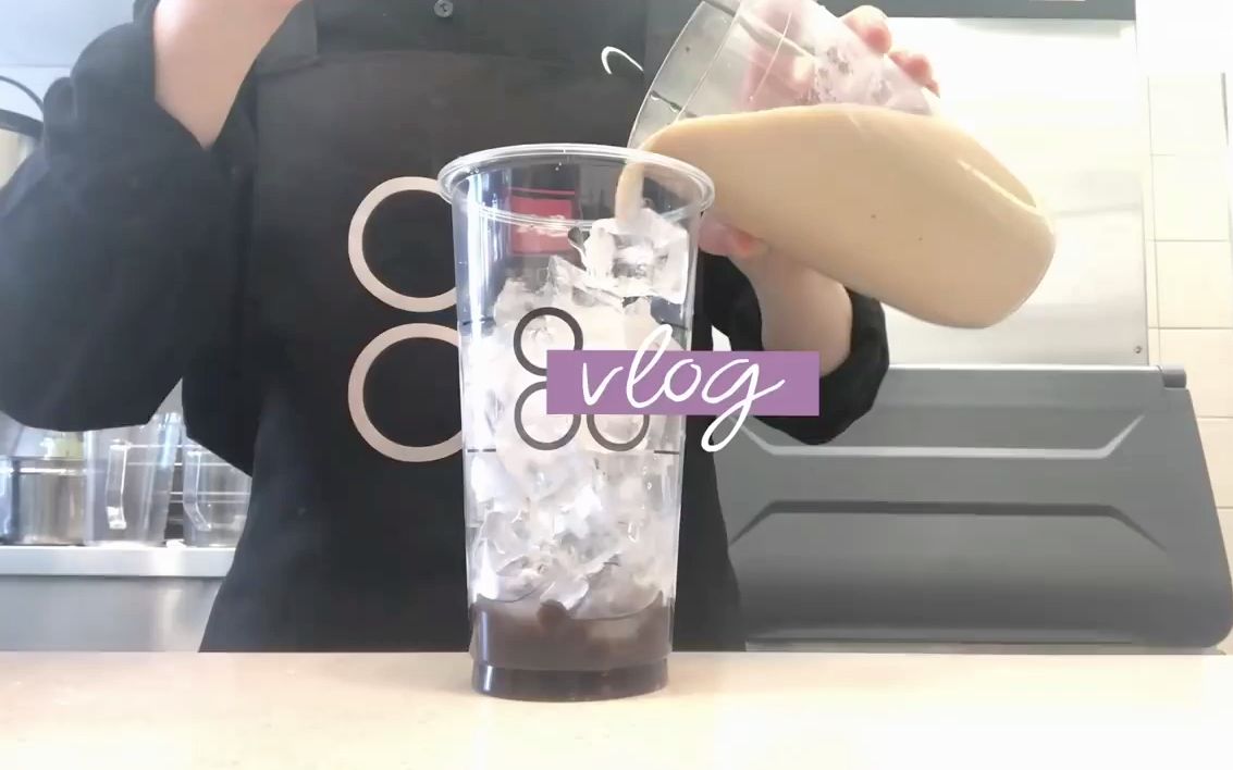 【中字/cafe vlog】韩国女生奶茶店工作vlog奶茶和咖啡制作过程哔哩哔哩bilibili