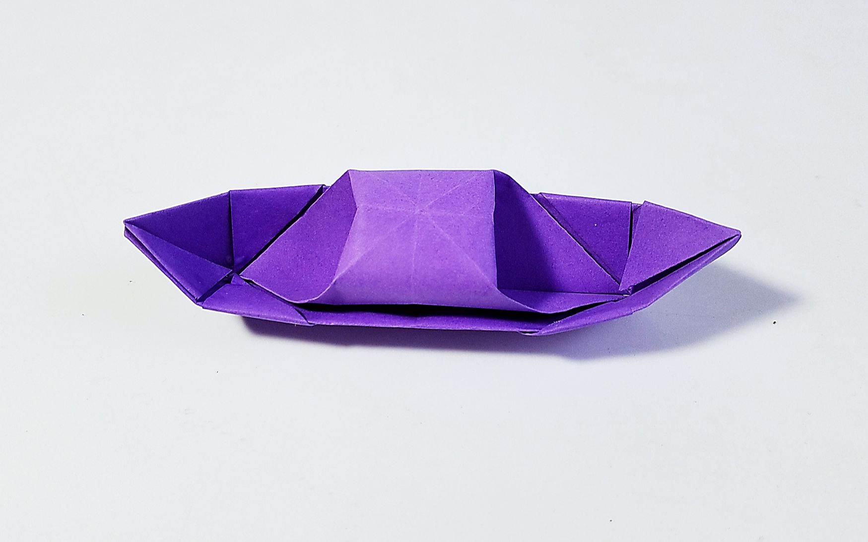 简易折纸小船图片