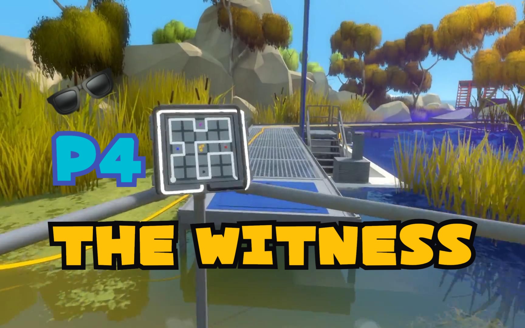 【游戏实况】the witness见证者 (p4) 脑内固执的解密游戏好可怕