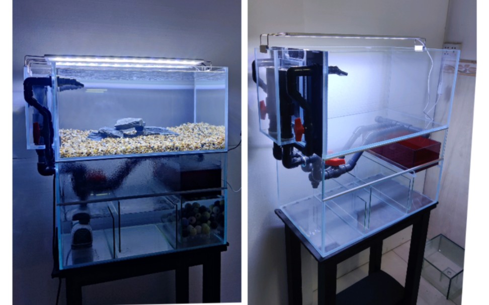 定制背包式一体溪流缸