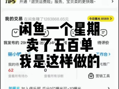 闲鱼一单挣多少(闲鱼一个月赚多少)