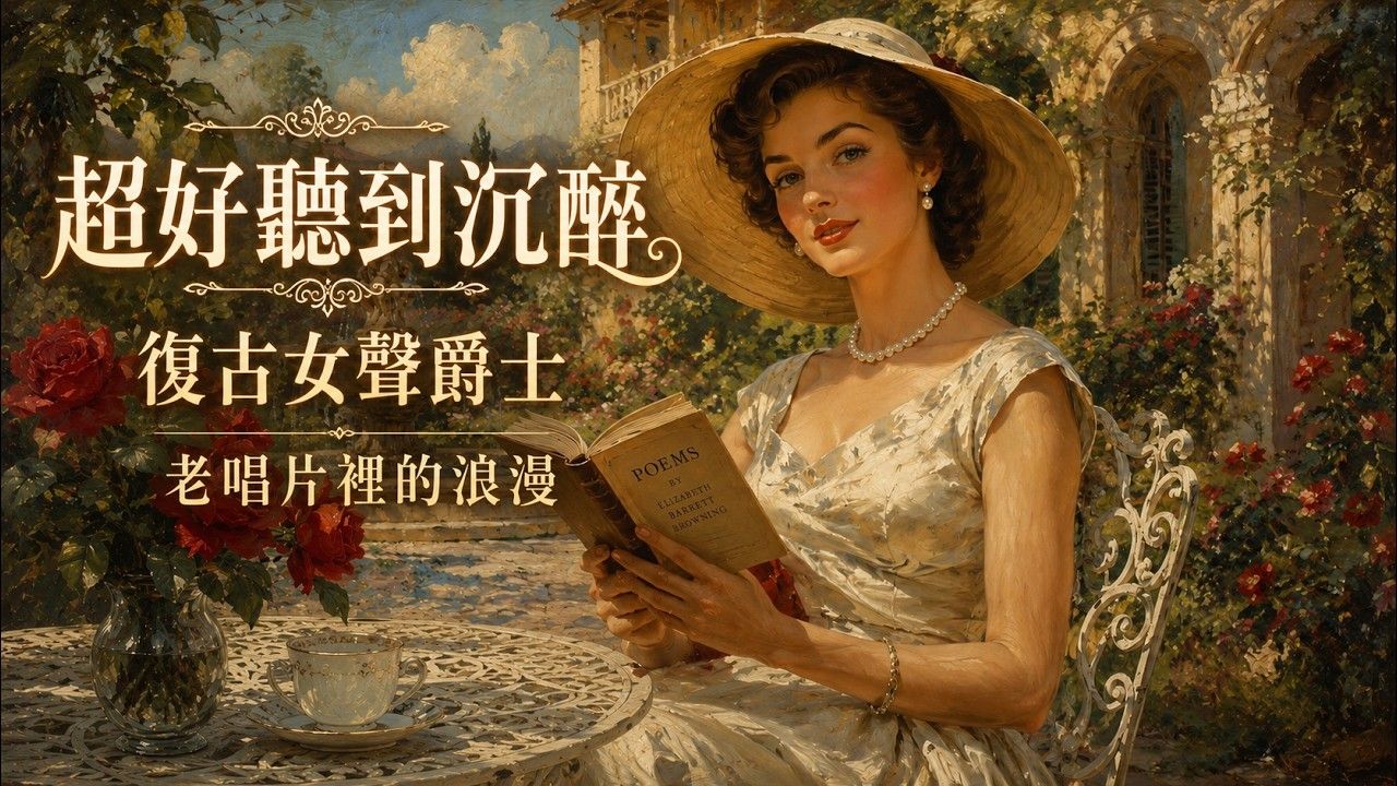 ?️ 2026超好听复古女声爵士｜一听就上瘾的浪漫低语 ?｜自带老唱片质感的微醺歌单☕｜阅读・放松・神仙BGM