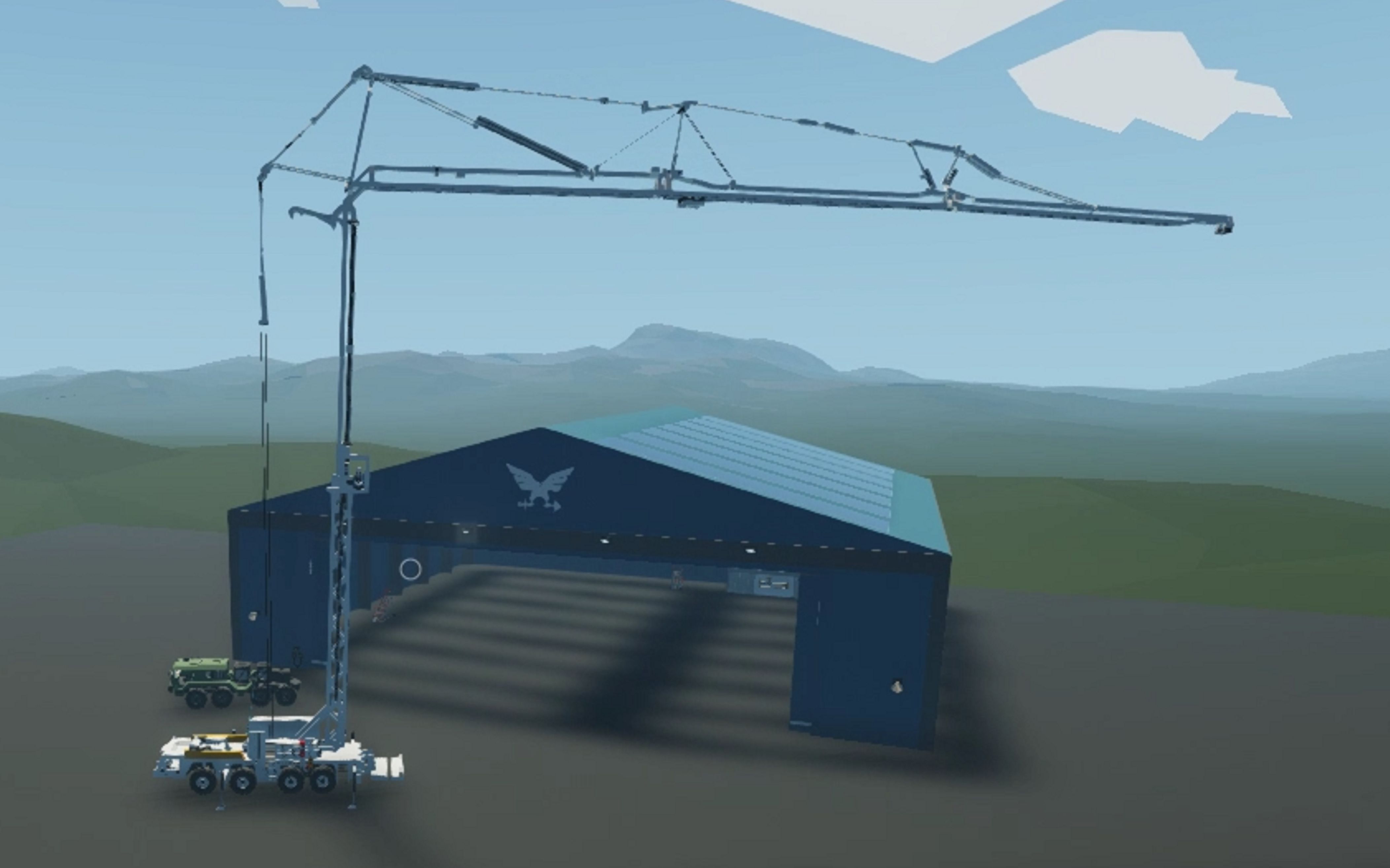 [stormworks] 利勃海尔 liebherr mk88 展开与收回