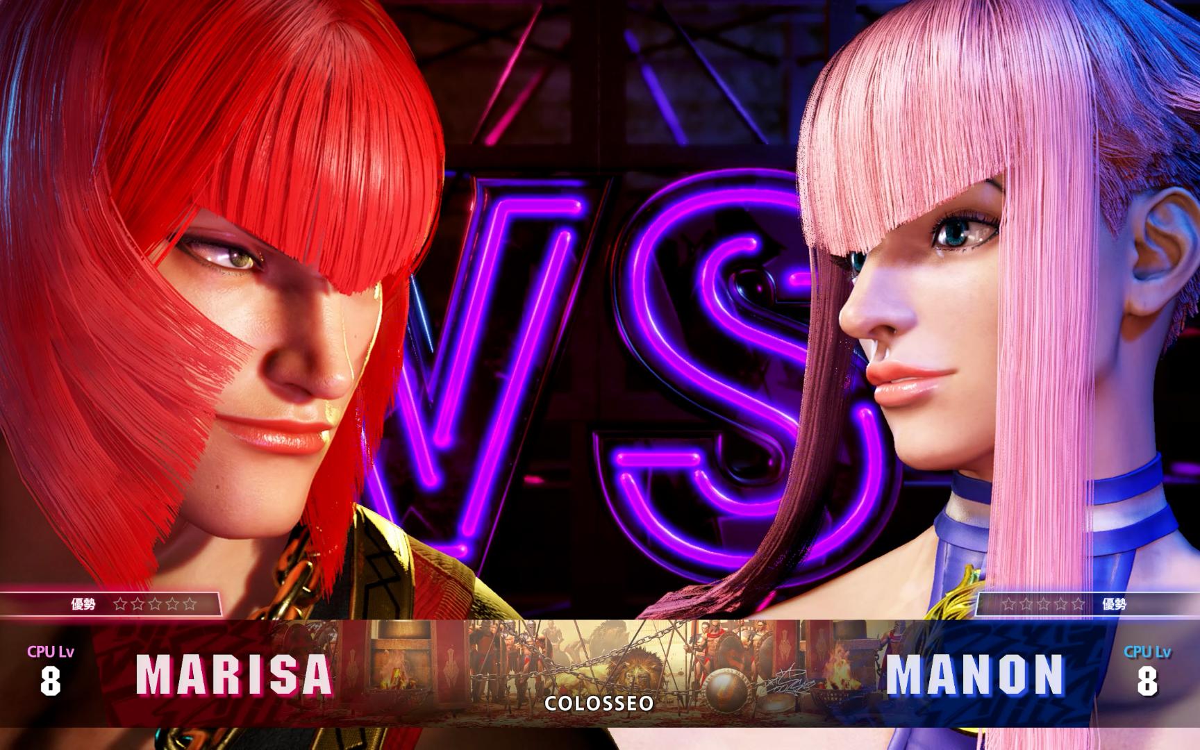 街头霸王6 玛丽莎 vs 曼侬