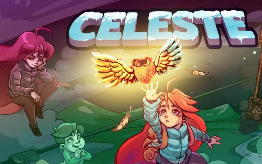 【celeste蔚蓝】全章节c面金草莓收集(一命通关)_哔哩哔哩 (゜-゜)つ