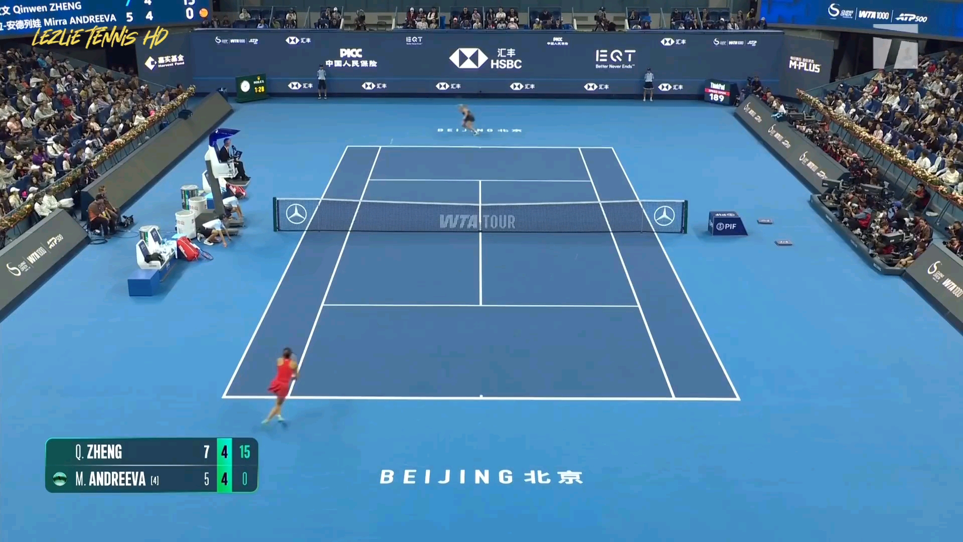 【Lezlie HL】2026中网F 郑钦文VS M·安德列娃