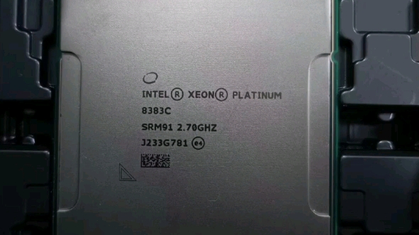 铂金8383C第三代顶级cpu秒intel 8380 7950Ⅹ i9 13900k 40核80线程哔哩哔哩bilibili