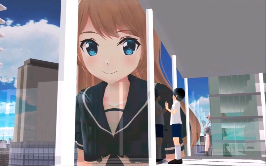 【giantess】巨大舰娘のいる日常短编动画集その17 【mmd】_哔哩哔哩